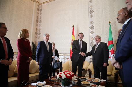 3/04/2018. VII Reunión de Alto Nivel Argelia-España. El presidente del Gobierno, Mariano Rajoy, y el primer ministro de la República de Arge...